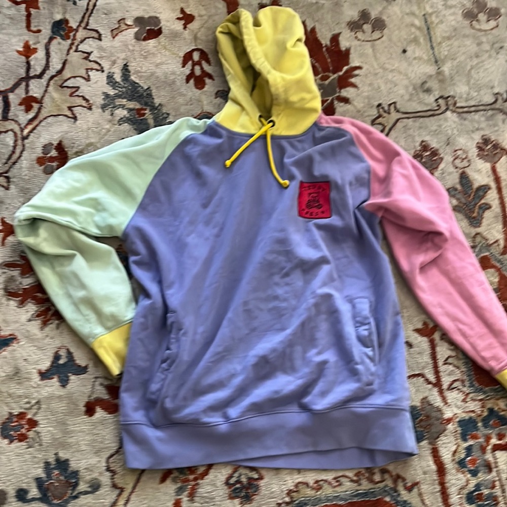Multi color hoodie
